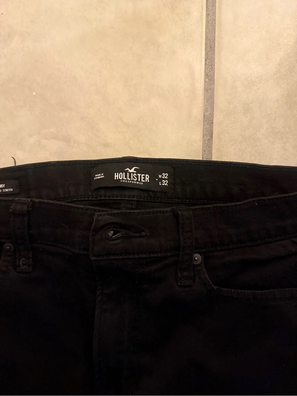 Hollister Men's Slim Black Jeans